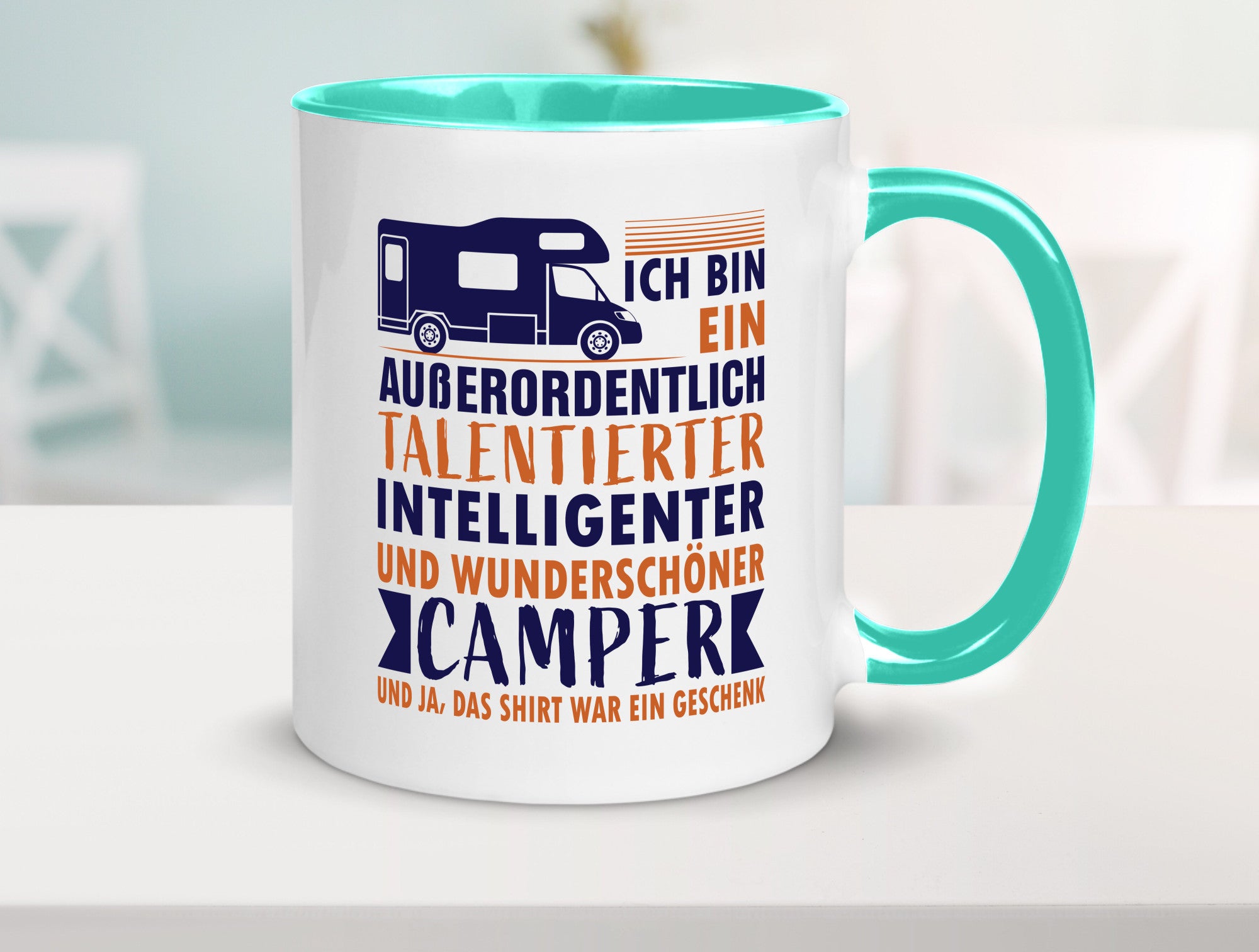 Talentierter | Intelligenter Wunderschöner Camper lustiger Spruch Geschenk
