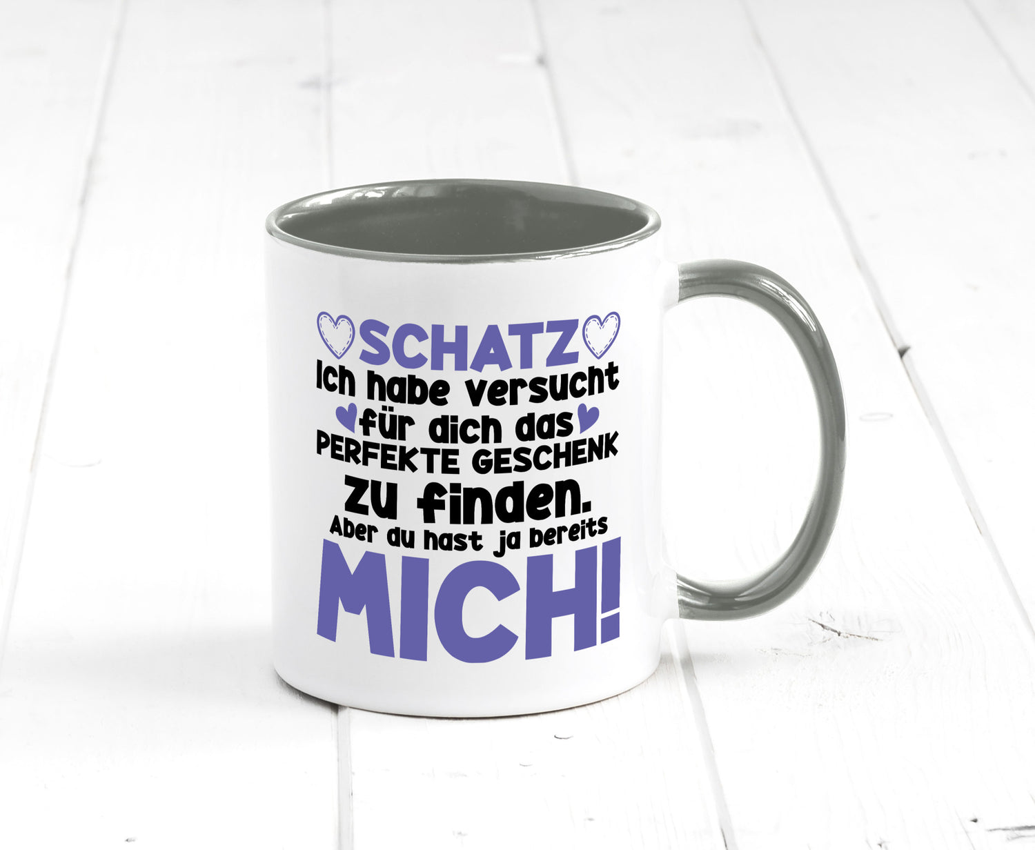 Schatz | Liebe Valentinstag Freund Freundin Herz Geschenkidee Humor Tasse