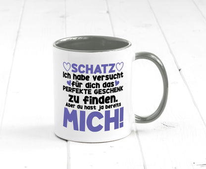 Schatz | Liebe Valentinstag Freund Freundin Herz Geschenkidee Humor Tasse