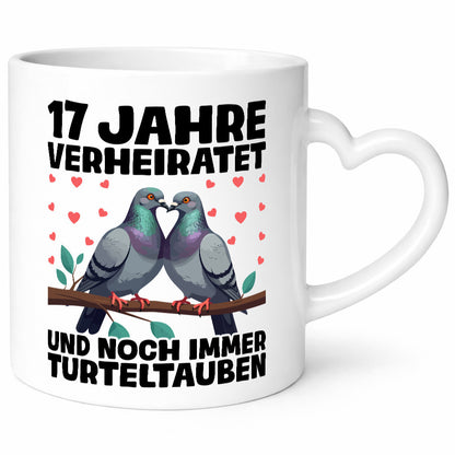 17 Jahre verheiratet | Turteltauben Ehe Ehepaar lustig Humor Geschenkidee