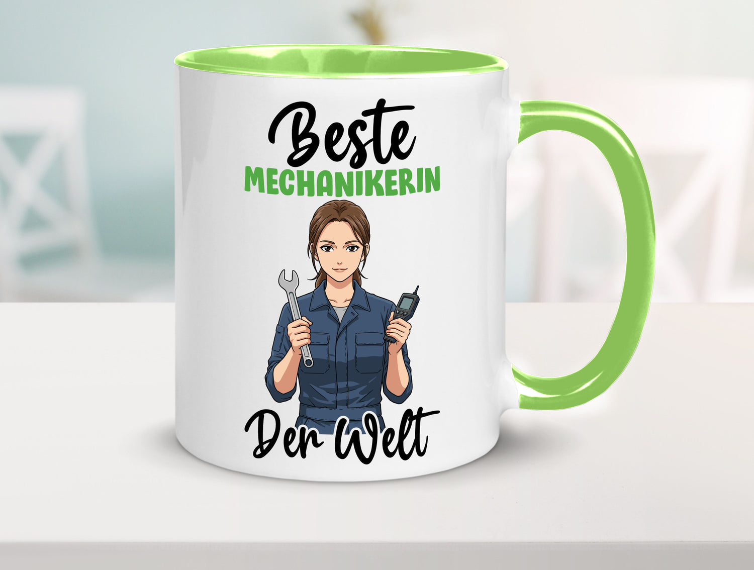 Beste Mechanikerin | KFZ v2 Humor Geschenkidee Tasse