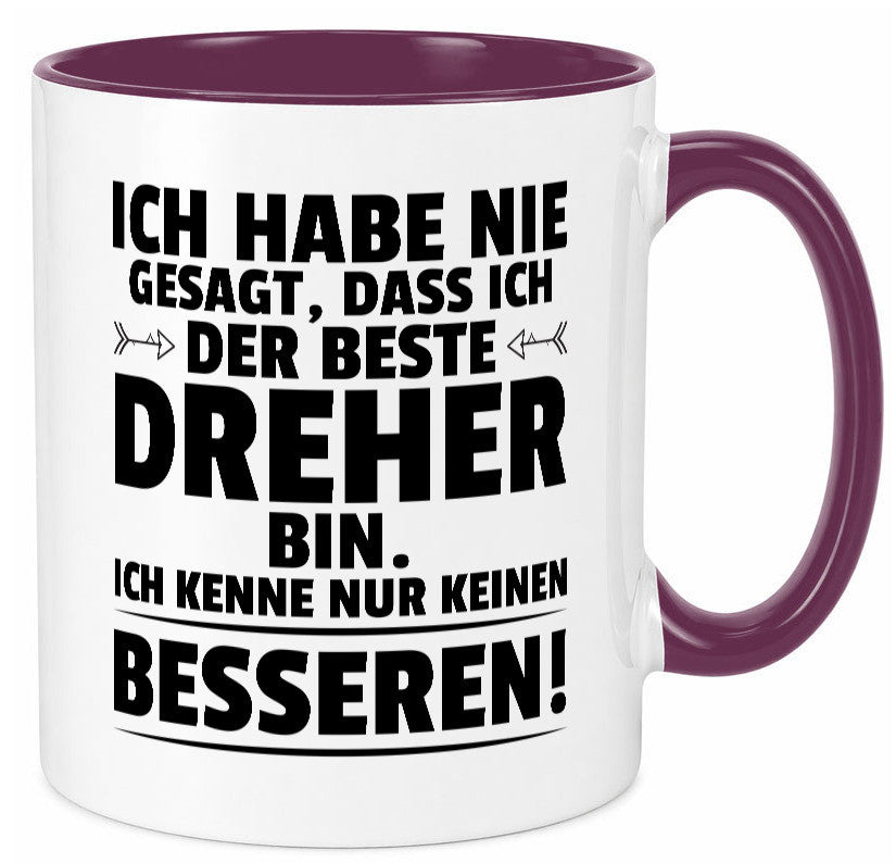 Der Beste Dreher | Fräser lustiger Spruch Geschenk Humor Geschenkidee Tasse