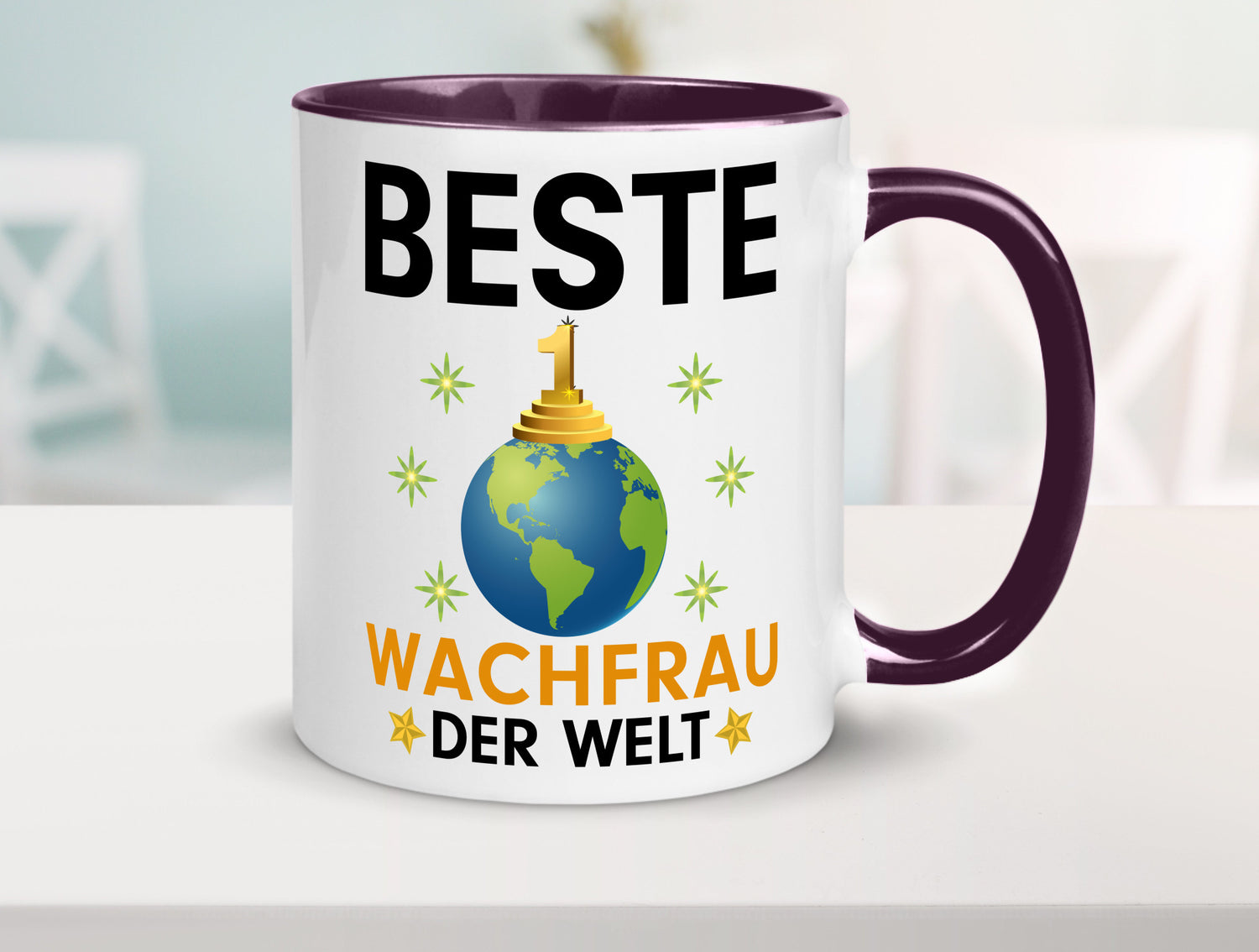 Welt Beste Wachfrau | Wachpersonal Nachtwächter Geschenk Humor Geschenkidee