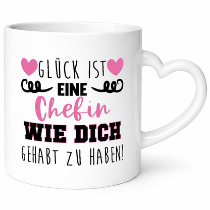 Glück ist eine Chefin wie dich gehabt zu haben | Chef Geschenkidee Arbeit