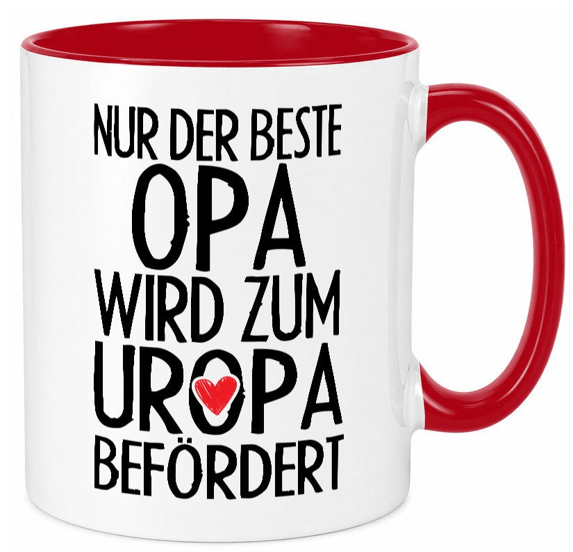 Bester Uropa Humor Familie Geschenkidee Tasse