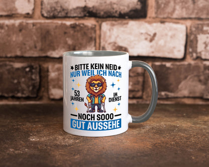53 Jahre im Dienst | Arbeitsjubiläum Arbeit Geschenkidee Kollegen Büro Humor