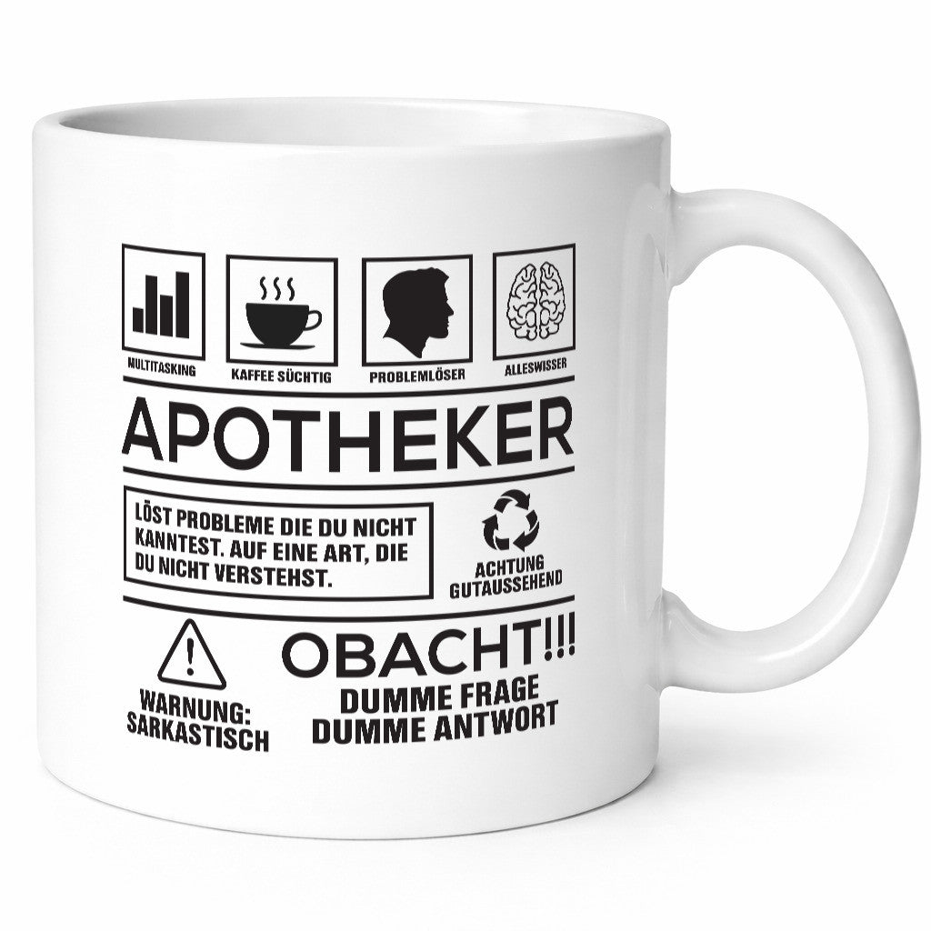 Achtung Probleme Apotheker | Apotheke Pharmazie Geschenk Humor Geschenkidee