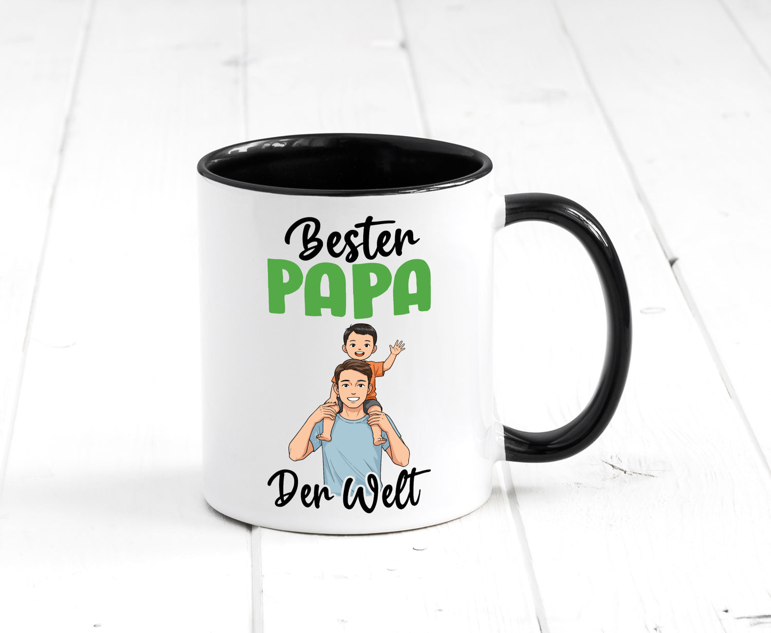 Bester Papa | Vatertag Daddy Familie lustiger Spruch Geschenk Geschenkidee Tasse