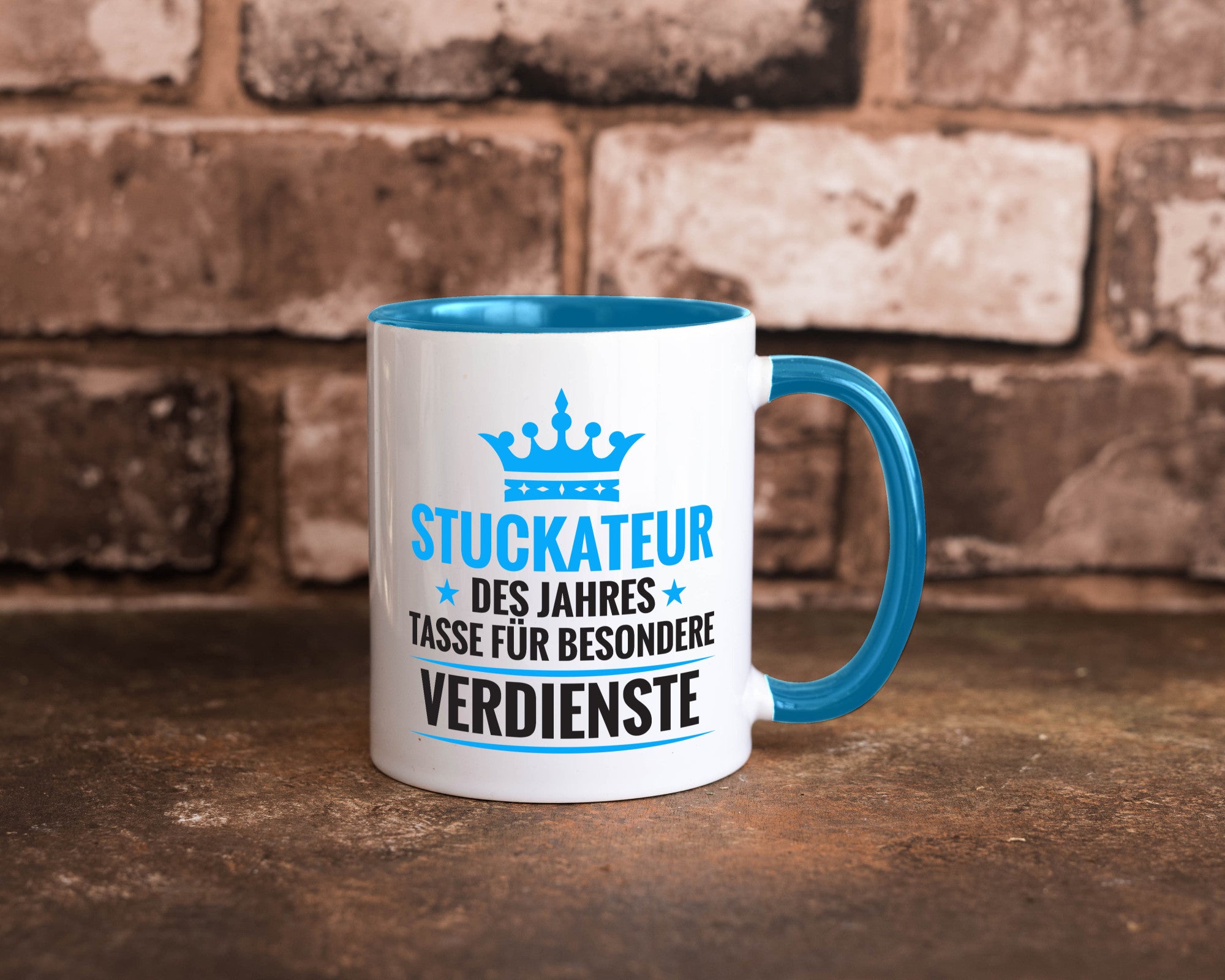 Besonderer Verdienst: Stuckateur | Innenausbau Beruf lustiger Spruch Geschenk