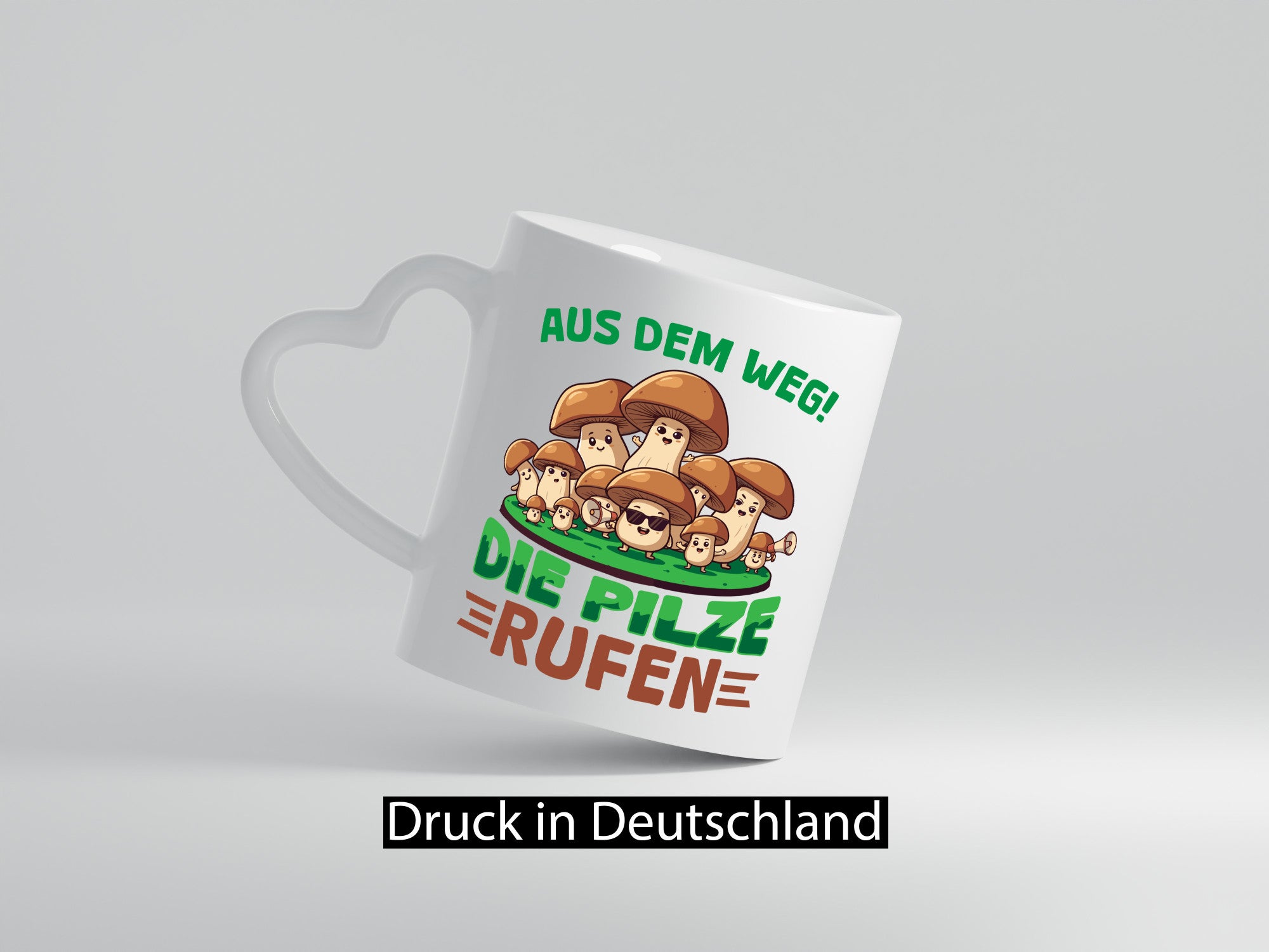 Aus dem weg die Pilze rufen | Pilzsammler v2 Geschenkidee Humor Tasse