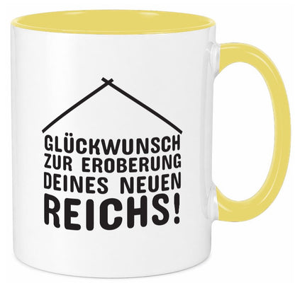 Neue Wohnung | Hausbesitzer Tasse Umzug Eigenheim Humor Geschenkidee