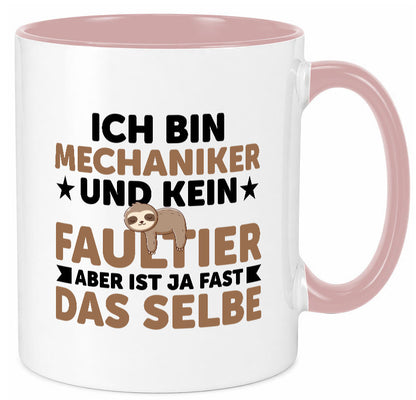Ich bin kein Faultier: Mechaniker | KFZ Werkstatt Humor Tierliebhaber