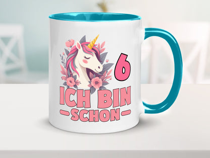 6. Geburtstag | 6 Jahre Einhorn bin schon Mädchen Geschenk Geschenkidee