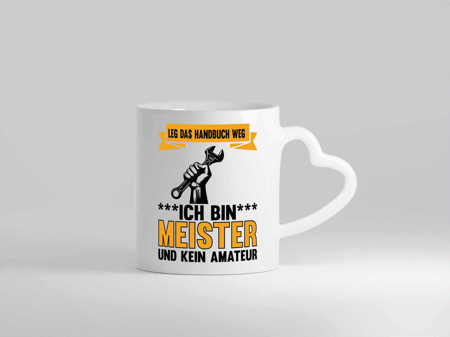Leg das handbuch weg ich bin meister kein Amateur Geschenk Humor Geschenkidee
