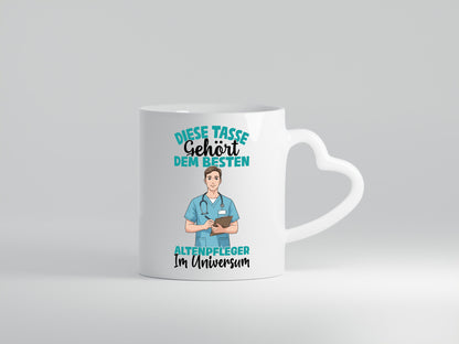 Im Universum: Altenpfleger | Pflegepersonal Geschenk Humor Geschenkidee