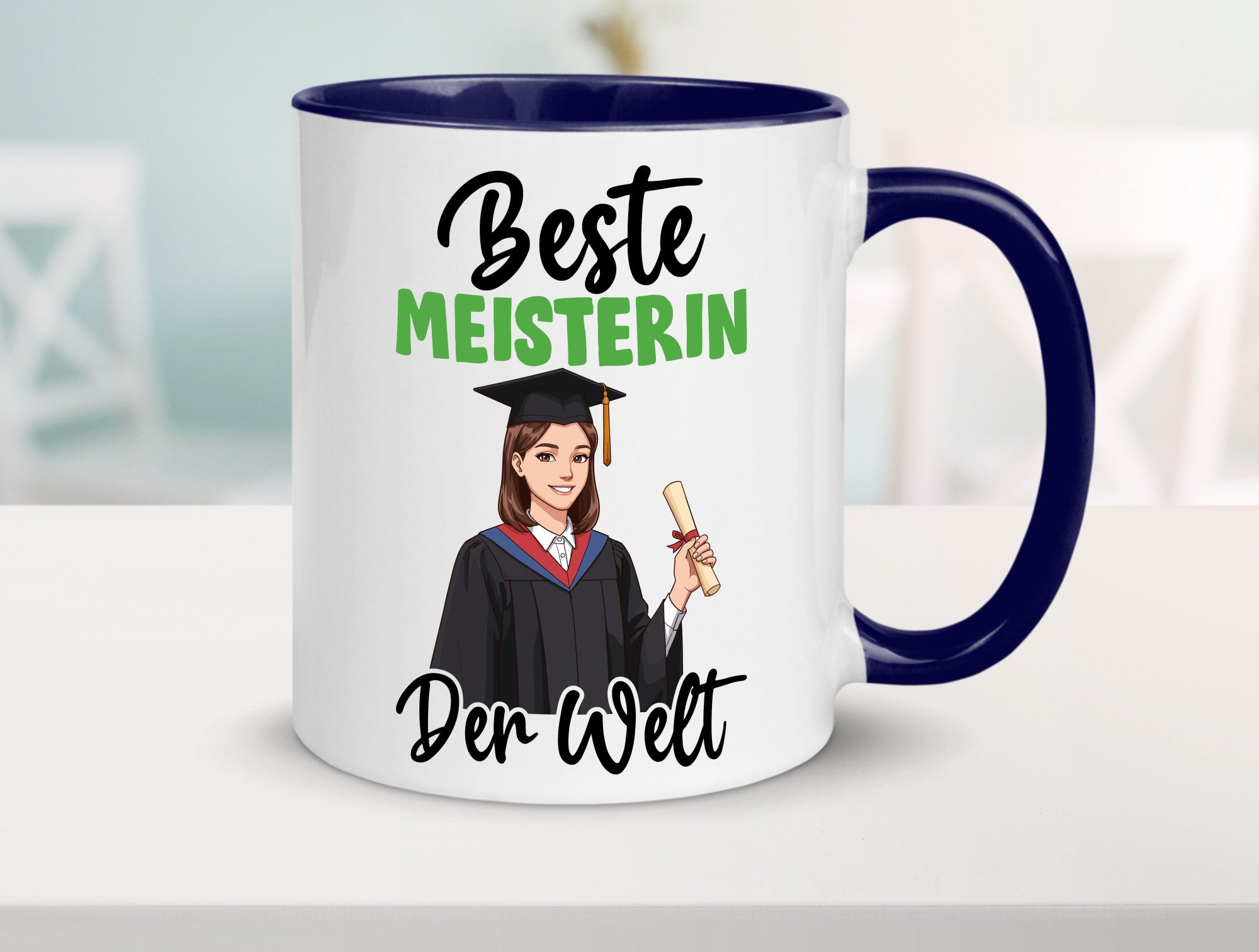 Beste Meisterin | Meisterbrief v2 Geschenk Humor Geschenkidee lustiger Spruch