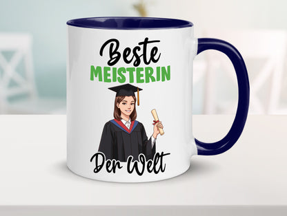 Beste Meisterin | Meisterbrief v2 Geschenk Humor Geschenkidee lustiger Spruch