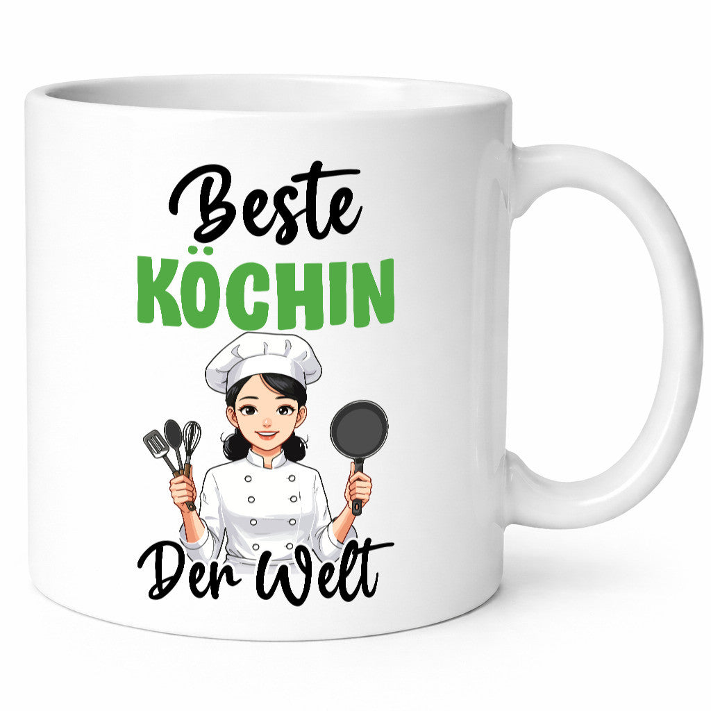 Beste Köchin | Chefköchin Chefkoch v2 lustig Arbeit Kollegen Büro Geschenk Tasse