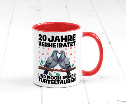 20 Jahre verheiratet | Turteltauben Ehe Ehepaar lustig Humor Geschenkidee