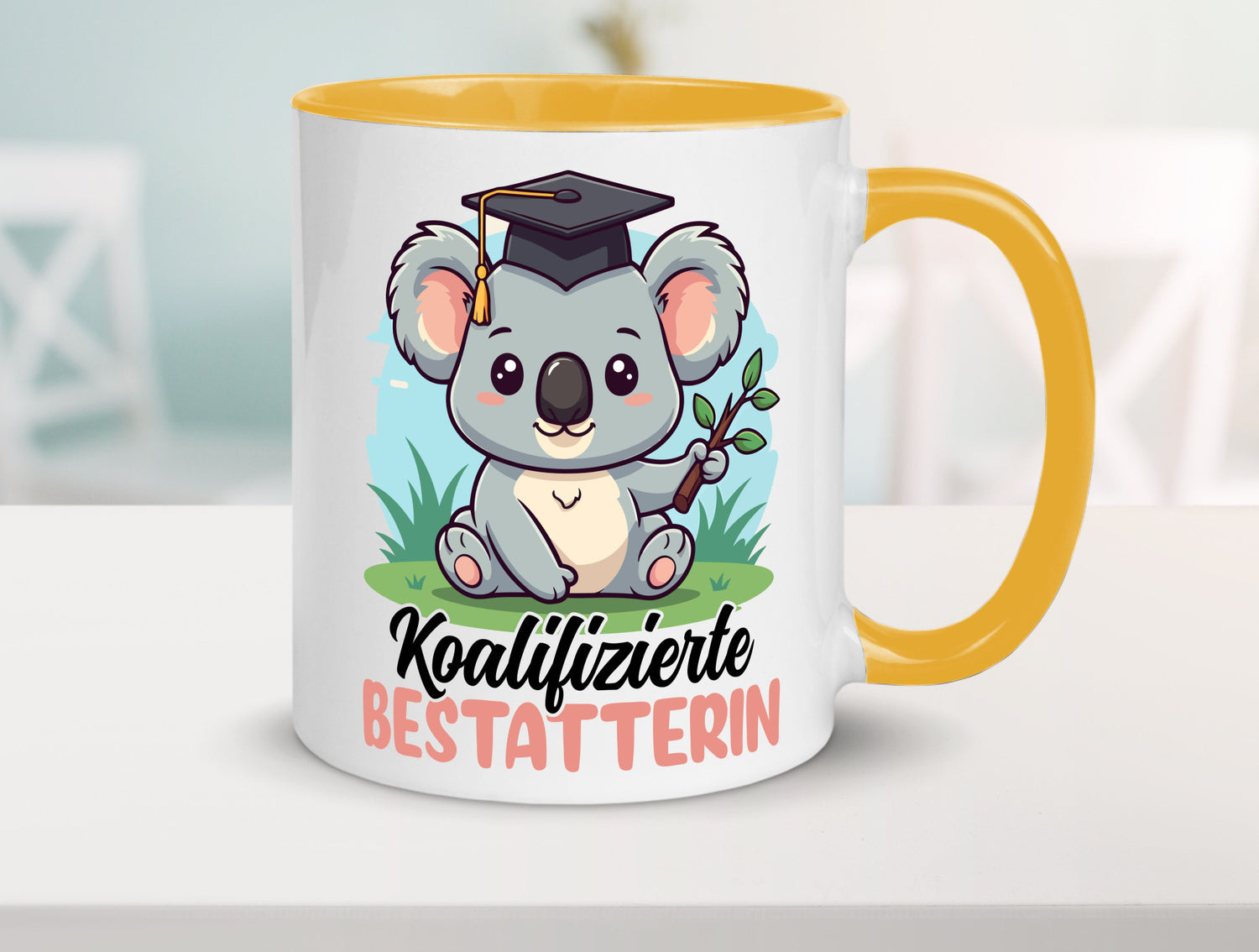 Koalifizierte Bestatterin | Bestattung Totengräberin Humor Geschenkidee Tasse