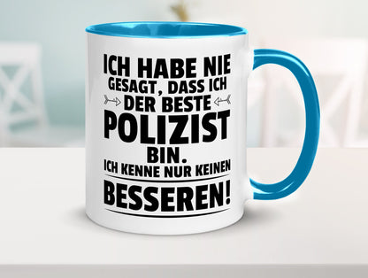 Der Beste Polizist | Polizei Humor Geschenkidee Tasse