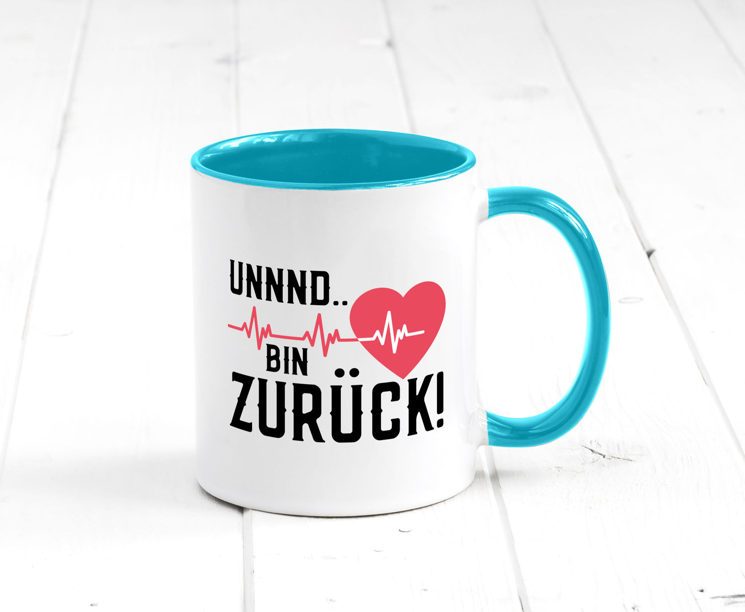 Bin zurück | Herzschlag Reanimation Puls Arzt Klinik Geschenk Humor