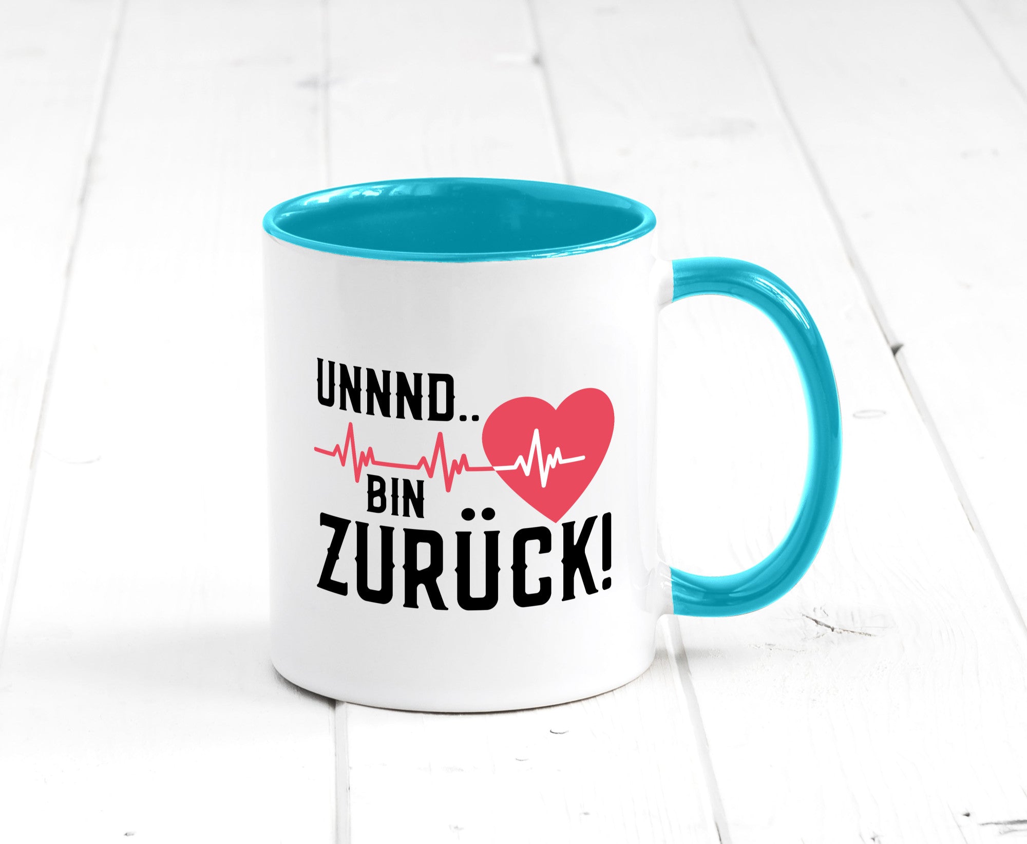 Bin zurück | Herzschlag Reanimation Puls Arzt Klinik Geschenk Humor