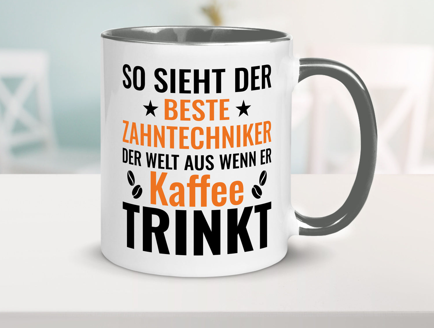 Kaffee trinkt: Zahntechniker | Zahnmedizin Geschenk Humor Geschenkidee lustiger