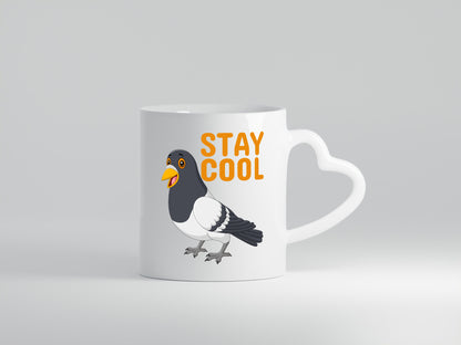 Stay Cool | coole Taube Motiv Tasse Jugendliche Humor Geschenkidee