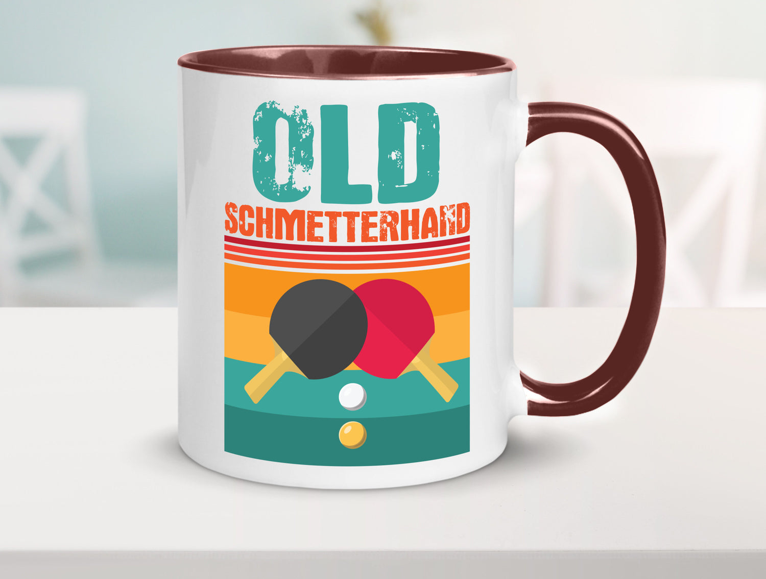 Tischtennis Tasse Humor Geschenkidee
