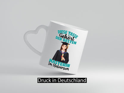Im Universum: Masterin | Student Uni Studium lustiger Spruch Geschenk Humor