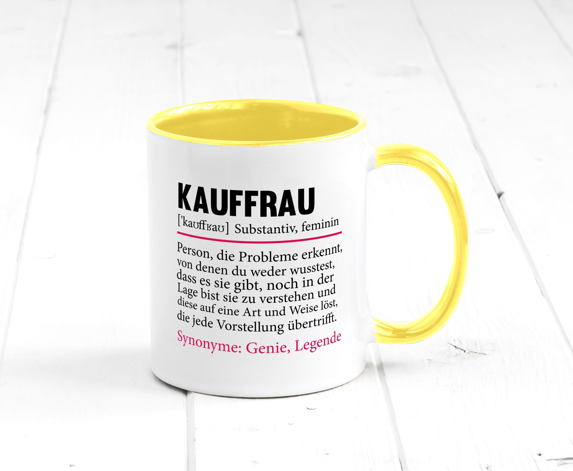 Kauffrau | Humor Spruch Definition Kauffrauen Geschenkidee Tasse