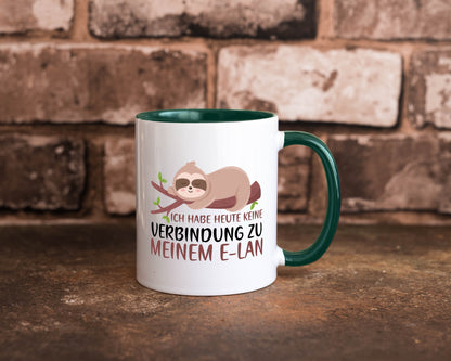 Verbindung zum Elan | WLAN Faultier Faulpelz Laufband Humor Tierliebhaber