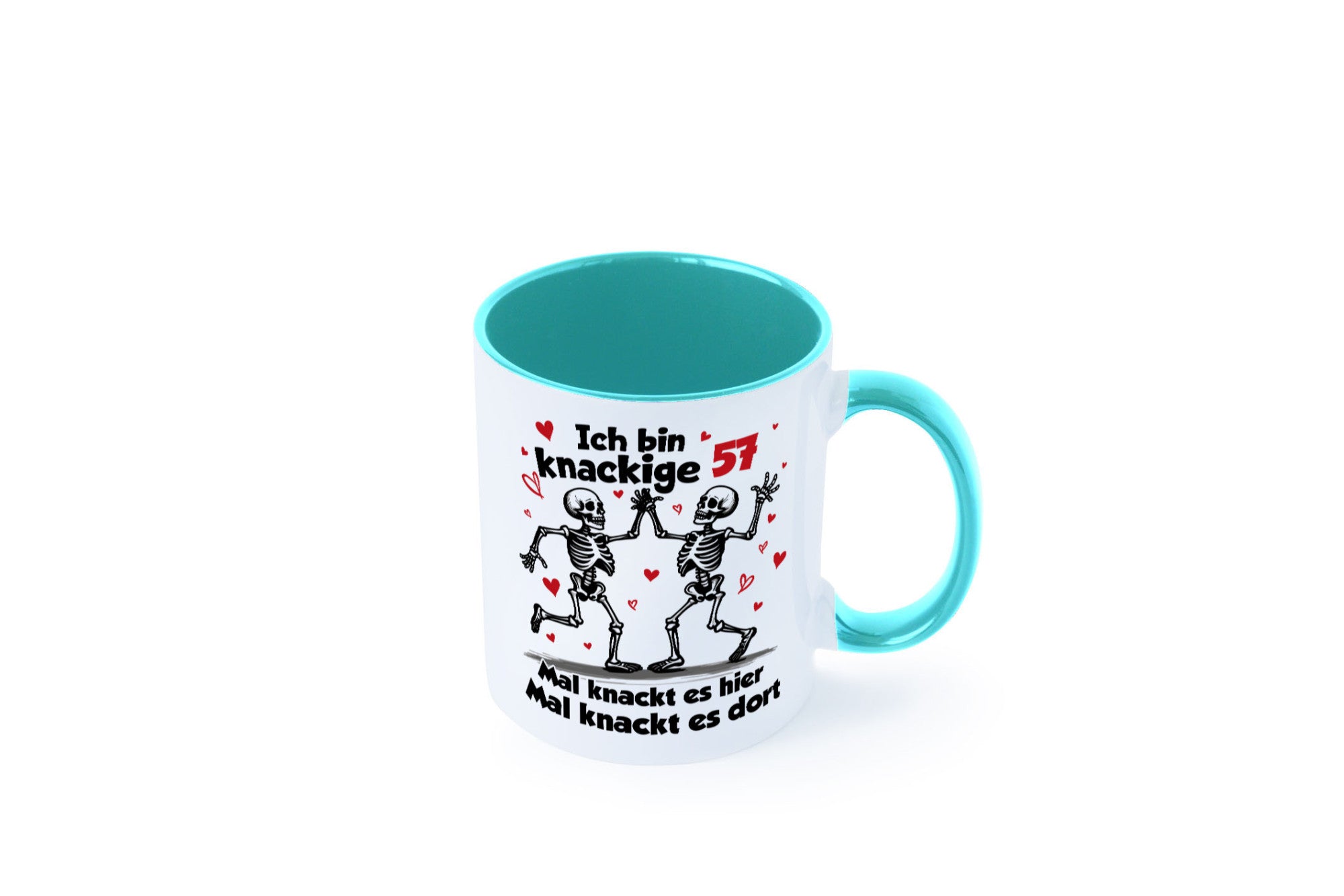 57. Geburtstag | Knackige 57 Ich bin alt lustig Geschenkidee Geschenk Tasse