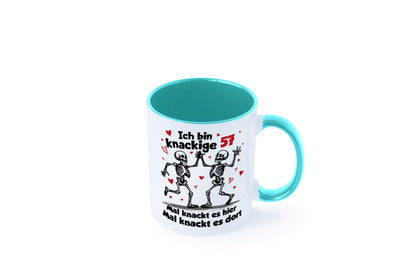 57. Geburtstag | Knackige 57 Ich bin alt lustig Geschenkidee Geschenk Tasse