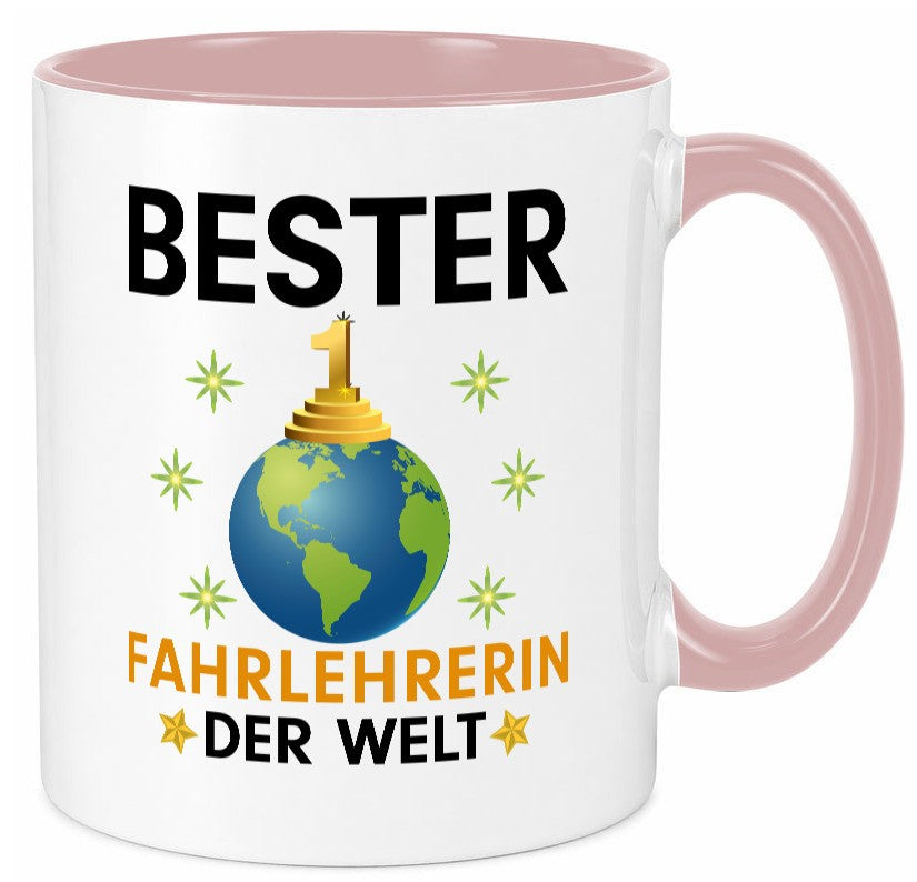 Welt Beste Fahrlehrerin| Fahrschule Geschenk Humor Geschenkidee lustiger Spruch Tasse