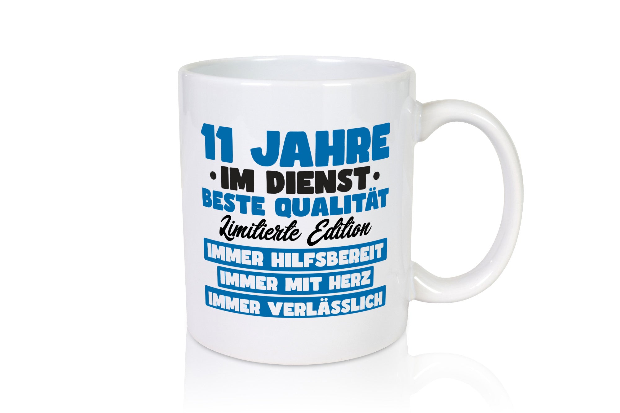 11 Jahre im Dienst | Jubiläum Arbeit v7 lustiger Spruch Geschenk Kollegen Büro