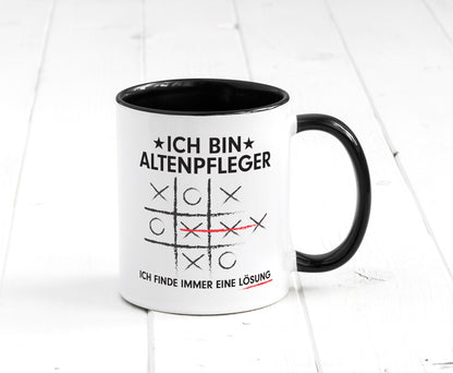 Lösung finden: Altenpfleger | Pflegepersonal v2 lustiger Spruch Geschenk Humor