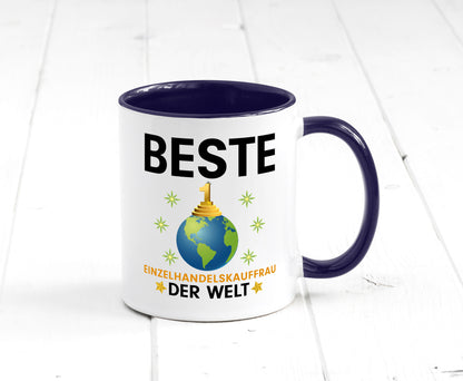 Welt Beste Einzelhandelskauffrau | Einzelhandel Geschenkidee Humor Tasse
