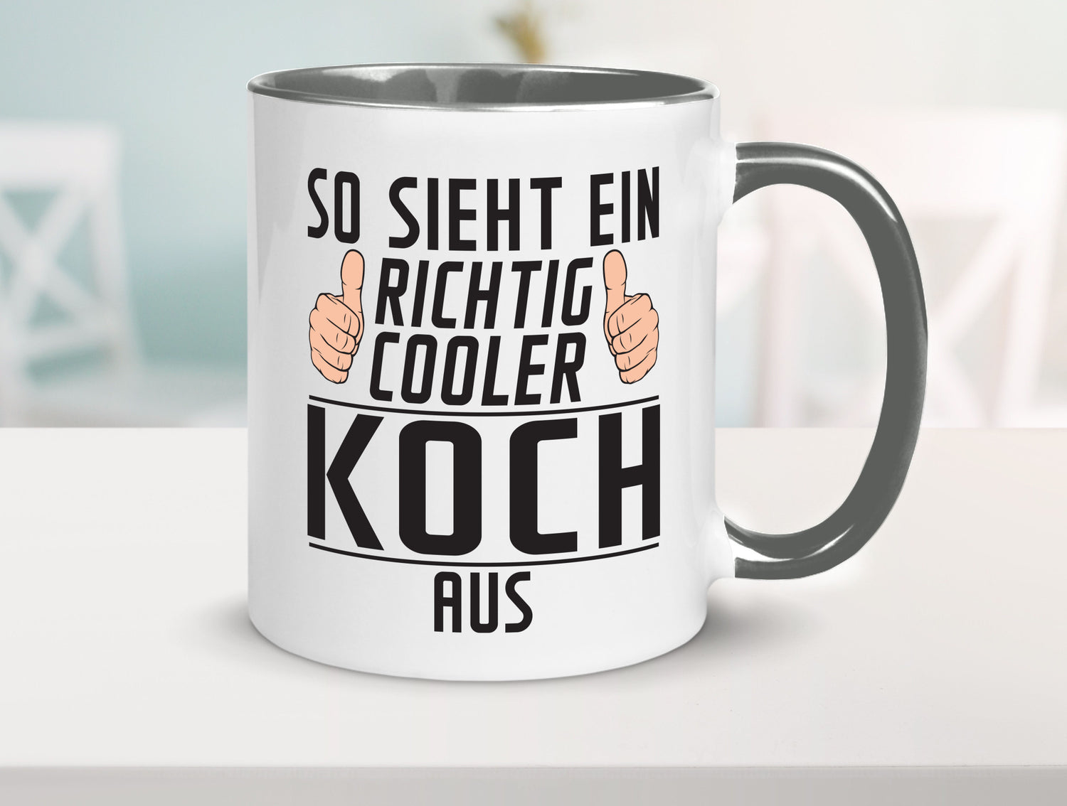 Richtig Cooler Koch | Chefkoch Humor Arbeit Kollegen Büro Geschenkidee Tasse