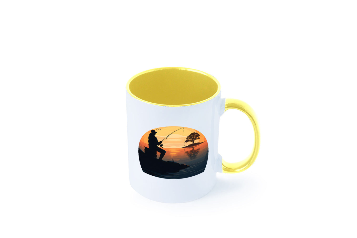 Angler | Sonnenuntergang Fischer Fische Angeln v2 Geschenk Humor Geschenkidee
