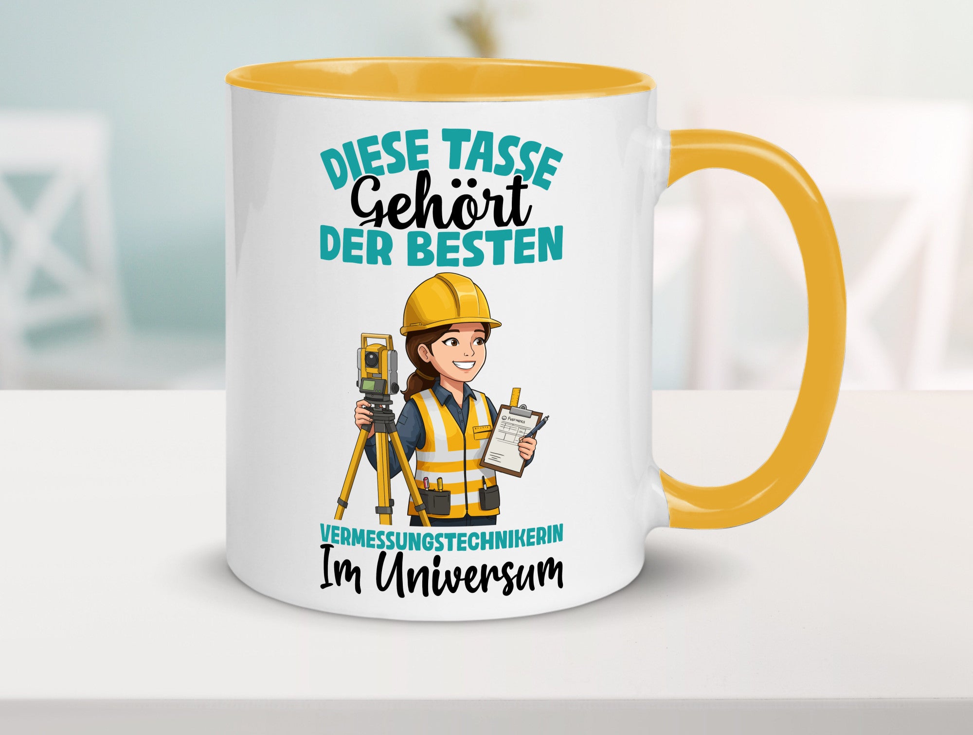Im Universum: Vermessungstechnikerin | Techniker lustiger Spruch Geschenk Humor