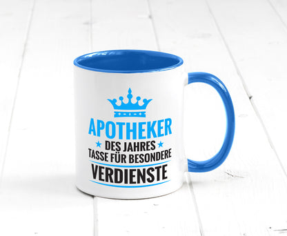 Besonderer Verdienst: Apotheker | Apotheke Pharmazie lustiger Spruch Geschenk