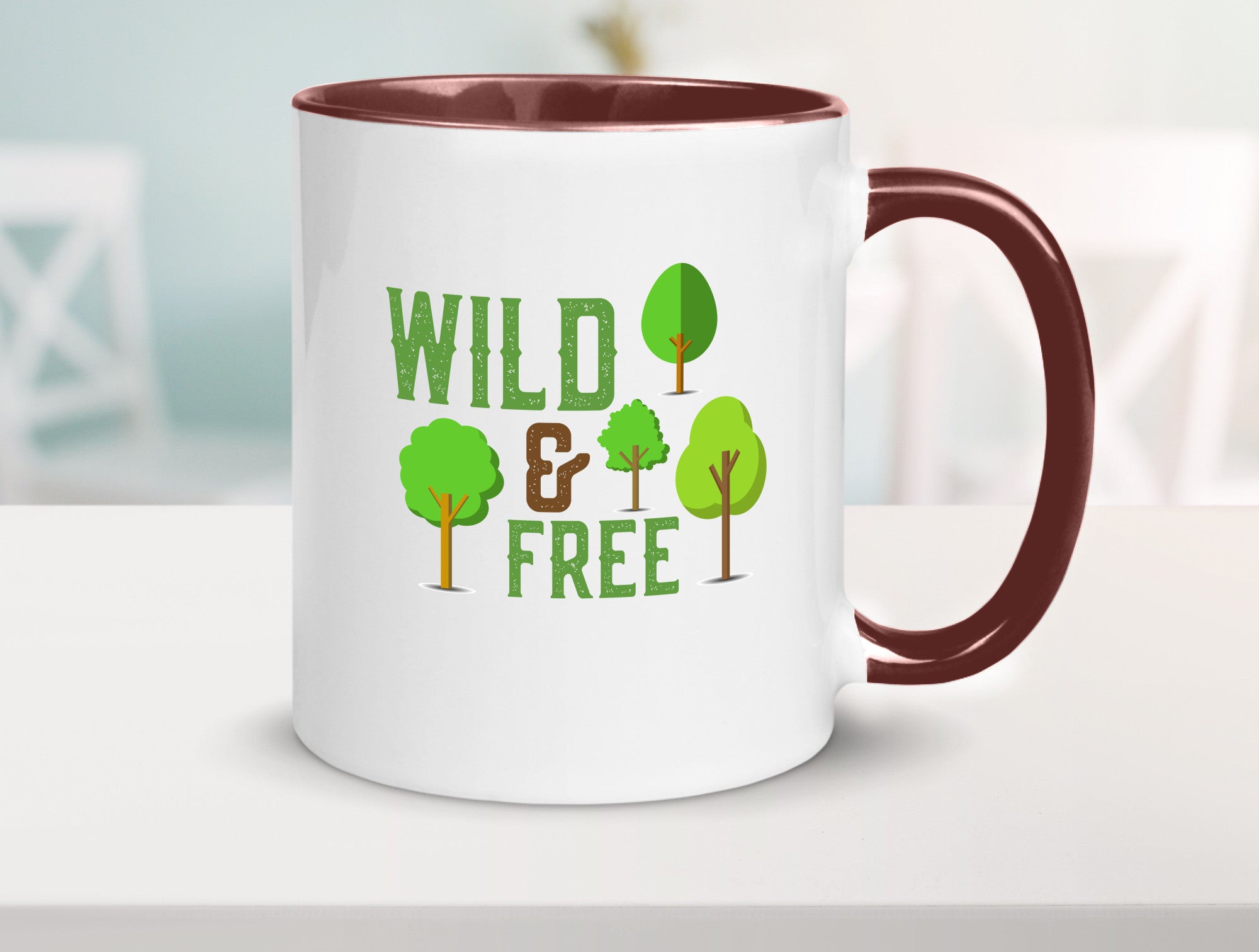 Wild and free | Freiheit Camper Hobbycamper Geschenkidee Humor Tasse
