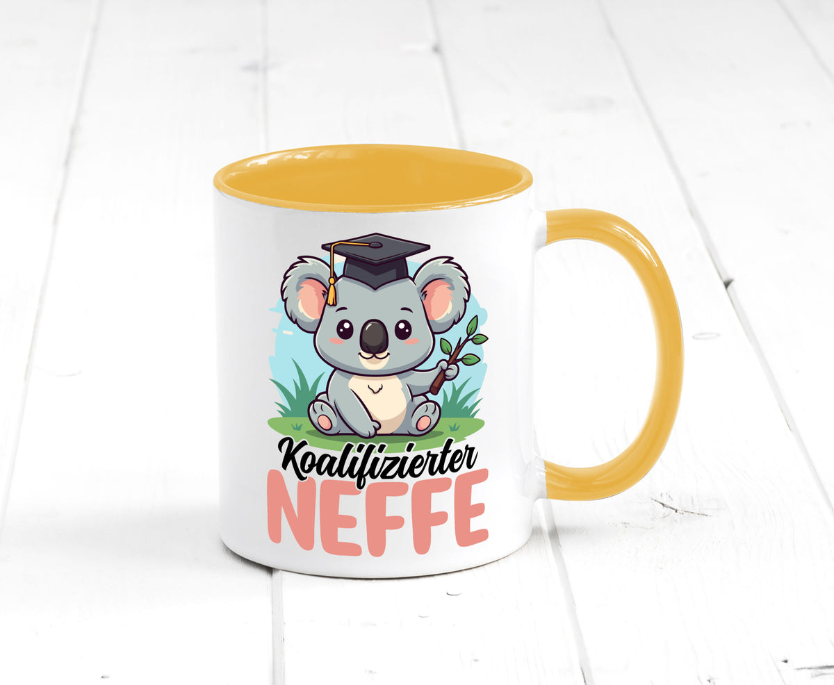 Koalifizierter Neffe | Familie Bruder Bester Onkel Geschenkidee Humor Tasse