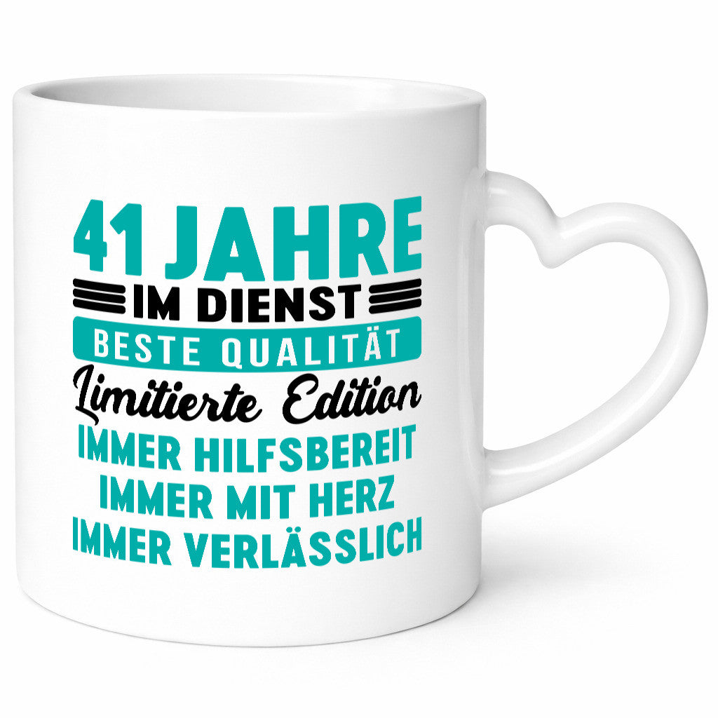 41 Jahre im Dienst | Jubiläum Arbeit v5 Geschenk Kollegen Büro lustiger Spruch