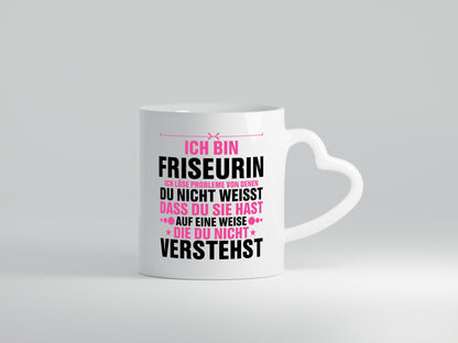 Löse Probleme: Friseurin | Friseuse Frisörin Geschenkidee Humor Tasse