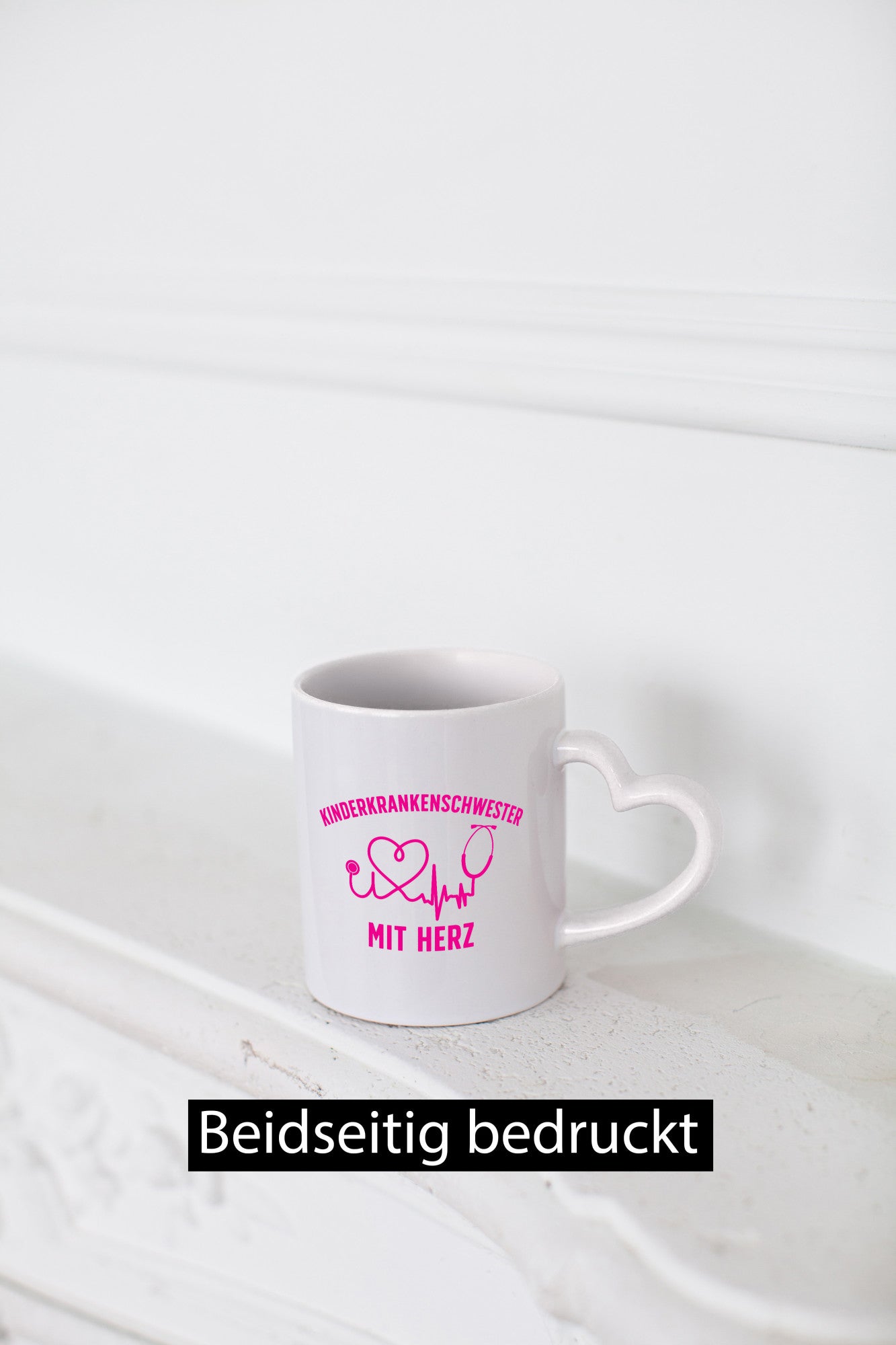 Kinderkrankenschwester mit Herz | Herzschlag Geschenkidee Humor Tasse