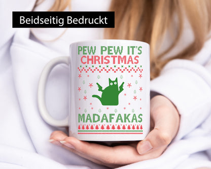 It´s Christmas Madafakas | Katze Kollege Freunde Geschenk Arbeit Kollegen Büro