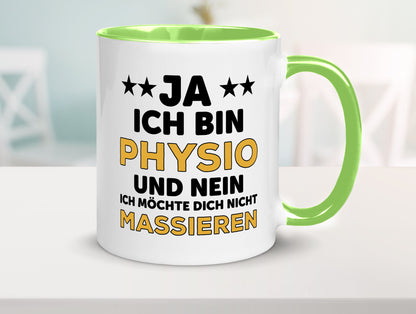 Ich bin Physio | lustige Spruch Tasse Physiotherapeut Geschenkidee Humor